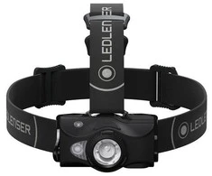 Žibintuvėlis LED LENSER MH8 (juodas) Multicolor LED