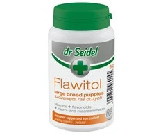 Dr Seidel Flawitol Puppy Dogs Large breed vitaminai ir flavonoidai jauniems didelių veislių šunims 60 kapsulių