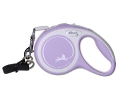 Flexi New Comfort XS pavadėlis šunims iki 12kg juostinis 3m rožinės spalvos