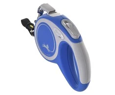 Flexi New Comfort XS pavadėlis šunims iki 12kg juostinis 3m mėlynos spalvos