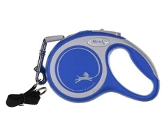 Flexi New Comfort XS pavadėlis šunims iki 12kg juostinis 3m mėlynos spalvos