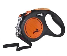 FLEXI New Neon Tape oranžinis pavadėlis S-5m iki 15kg