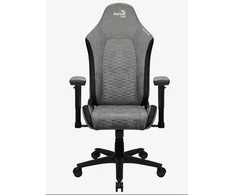 Aerocool Crown AeroSuede Universali žaidimų kėdė Paminkštinta sėdynė Stone Pilkas