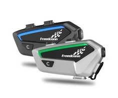 Motociklo Interkomas - FREEDCONN FX Bluetooth 5.0, 2000 m Diapazonas, IP67 Juodas