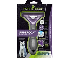 FURminator šukos trumpaplaukėms vidutinių/didelių veislių katėms, sveriančioms nuo 4,5 kg.