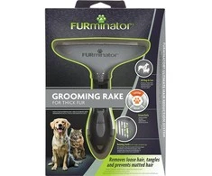 Furminator metalinės šukos-grėbliukas šunims ir katėms