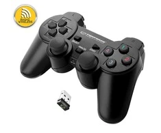 Bevielis ŽAIDIMŲ PULTAS SU VIBRACIJOMIS ESPERANZA EGG108K GLADIATOR PC / PS3