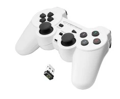 Bevielis ŽAIDIMŲ PULTAS SU VIBRACIJOMIS ESPERANZA EGG108W GLADIATOR  PC / PS3 