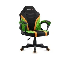Žaidimų kėdė vaikams Huzaro Ranger 1.0, Juodos/Žalios spalvos