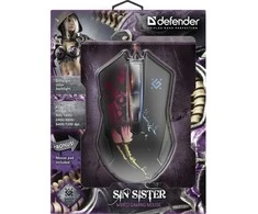 Žaidimų Pelė - Defender GM-933 7200dpi 6P RGB
