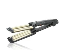 BABYLISS Hair Suktukas C260E Easy wave plaukų garbanojimo geležis Keraminė šildymo sistema, Statinės skersmuo 15 mm, Temperatūra (min) 160 °C, Temperatūra (maks.) 200 °C, Šildymo lygių skaičius 3, 60 W, Juodas, Taip, Taip