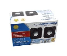 Kompiuterio kolonėlės Titanum Kolonėlės Esperanza 2.0 Leggiero EP111 Cube USB - 2 x 3 W