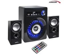 Kompiuterio kolonėlės Audiocore AC910 speaker set 10 W PC / Juodas, Bluetooth