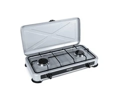 Gas cooker PROMIS KG200 Sidabrinis WITHOUT REDUCER