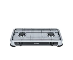 Gas cooker PROMIS KG200 Sidabrinis WITHOUT REDUCER