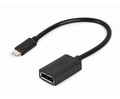 GEMBIRD USB Type-C į DisplayPort adapterio laidas 4K 15cm juodas