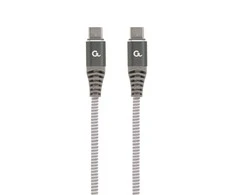 GEMBIRD CC-USB2B-CMCM100-1.5M 100W Type-C maitinimo laidas PD aukščiausios kokybės įkrovimo duomenų kabelis 1.5m