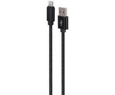 USB Laidas - Gembird Medvilnės Pintas, Juodas