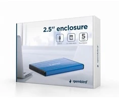 GEMBIRD EE2-U3S-3-DB USB 3.0 2.5" HDD korpusas šlifuotas aliuminis gilus-mėlynas