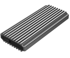 GEMBIRD EE2280-U3C-03 USB 3.1 korpusas M.2 NVMe diskams su foniniu apšvietimu aliuminio