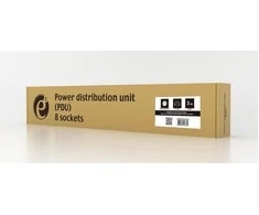 GEMBIRD PDU 8x prancūziškas lizdas 1U 10A 3m C14 kištukas