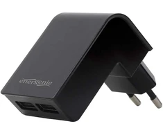 Gembird „EnerGenie“ | 2 prievadų USB automobilinis įkroviklis | EG-U2C2A-CAR-02
