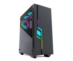 GEMBIRD kompiuterio dėklas Fornax 2000 - RGB LED STRIP RGB REAR FAN su spalvų reguliavimu