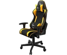 GEMBIRD Žaidimų kėdė SCORPION juodas tinklelio geltona oda
