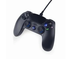 GEMBIRD Wired vibracinis žaidimų valdiklis PlayStation 4 arba PC juodas