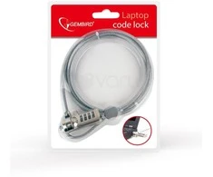 Gembird Cable užraktas nešiojamiesiems kompiuteriams (4 skaitmenų derinys) | LK-CL-01