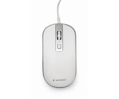 GEMBIRD MUS-4B-06-WS Optinė pelė USB baltas/sidabrinis