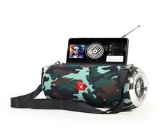 GEMBIRD SPK-BT-17-CM Nešiojamas Bluetooth garsiakalbis su antena Camo