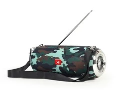 GEMBIRD SPK-BT-17-CM Nešiojamas Bluetooth garsiakalbis su antena Camo