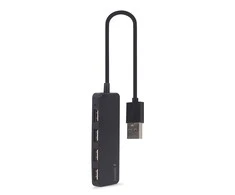 GEMBIRD 4 prievadų USB HUB juodas