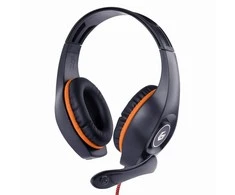 GEMBIRD žaidimams ausinės with garsumo valdymas oranžinis-juodas 3.5 mm
