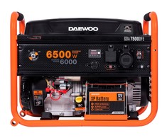 Daewoo benzinins/dujinis generatorius GDA 7500DFE 6kW el. starteris