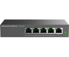 Šakotuvas Komutatorius - Grandstream GWN 7700P 5xGbE, 4xPoE Juodas