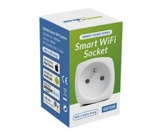 Zdalnie „GreenBlue“ nuotolinio valdymo WiFi lizdas, „Android“ / „iOS“ / „Alexa“ / „Google Home“, energijos suvartojimas, laikmatis, maks. 3680 W, E tipas, GB720 E