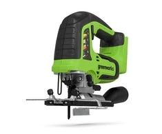 Akumuliatorinis siaurapjūklis Greenworks GD24JS; 24 V (be akumuliatoriaus ir pakrovėjo)