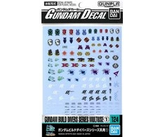 Bandai Gundam Decal Nr.124 (HG) – Build Divers serijos dekalės