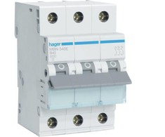 Hager miniatiūrinis grandinės pertraukiklis 3P B 40A 6kA AC MBN340E