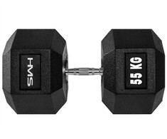 Hantelis HMS Hex Pro - 55 kg