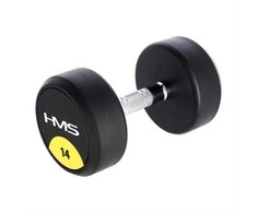 HG PRO 14 KG RUBBER DUMBBELL HMS