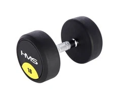 HG PRO 18 KG RUBBER DUMBBELL HMS