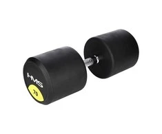 HMS hantelis HG PRO, gumuotas, 1 x 70 kg
