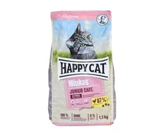Happy Cat Minkas Junior Care 1,5kg sausas maistas katėms nuo 13 savaičių iki 1 metų amžiaus