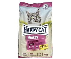 Happy Cat Minas Sterilizuotas paukštiena 10 Kg