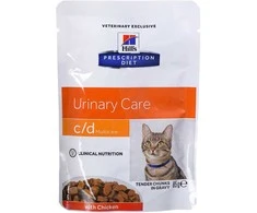 Hills HILL’S PRESCRIPTION DIET Feline c/d Multicare Šlapias kačių maistas Viščiukas 85 g