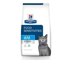 Sausas Kačių Maistas - Hill's Prescription Diet Feline D/d 1,5 Kg Antiena Ir Žirniai