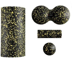 FSBM04 Juodas-Geltonas DOTS MASSAGE SET HMS